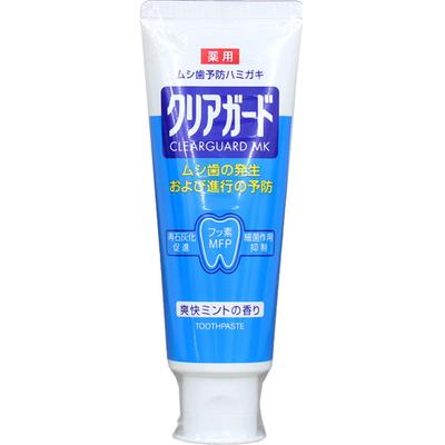 MK Medizinischer Clear Guard 160g (Quasi-Droge) Zahnpasta zur Kariesvorbeugung Inhalt 160 g Gebrauchsanweisung: Passende Menge auf die Zahnbürste geben. Cavi