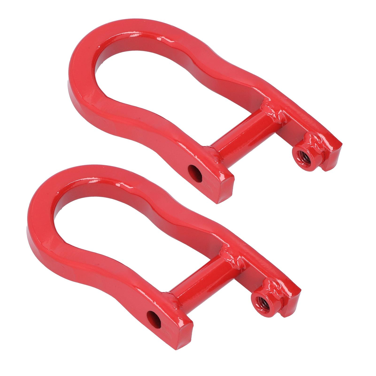 

Pair of Red Tow Hook Ring 84192871 Steel Alloy Replacment Fit for Chevrolet Silverado 1500