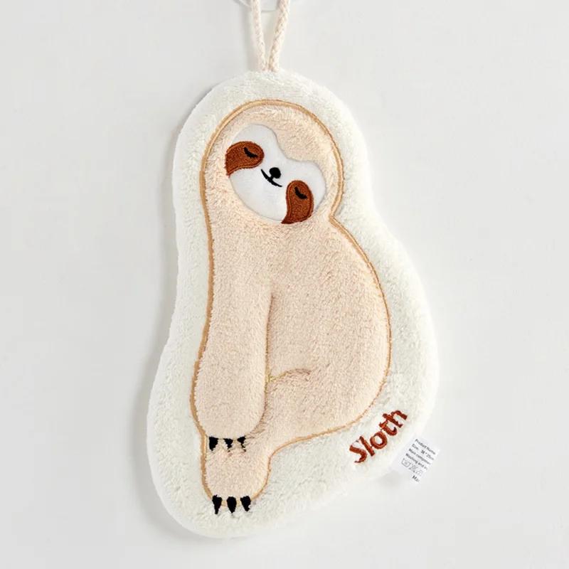 Cute Carton Hand Towel Super Absorbent Microfiber Towel Wiping Hands Cloth Tableware Cleaning Towel for Kitchen Bathroom
