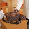 Trendy Plaid Women's Crossbody Bag New Arrival Waist Bag Shoulder Bag Small Niche Sensati Single Strap Sling Bag