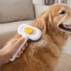 One Button Automatic Pet Hair Remover Stainless Steel Comfort Grip Cat Cleaning Comb Fine-toothed Pets Hair Removal Comb