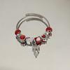 Pan's Kitty Cat Luxury Bracelet: Women's Chic Cartoon Pendant with Exquisite Design.