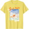 South Padre Island Texas Summer Vibe Sunset Palm Tree T-Shirt