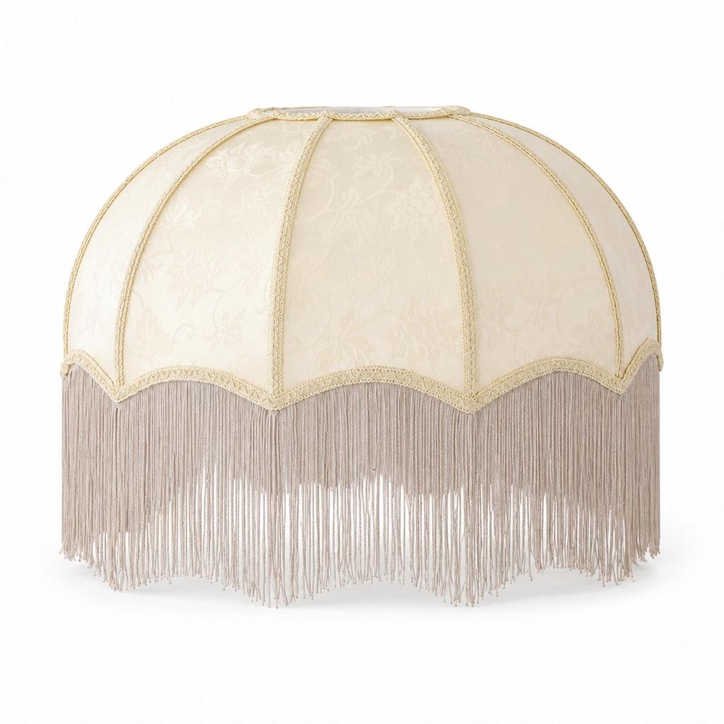 Lampshade with Fringe Retro Table Lamp Shade Vintage
