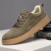 New Spring Men's Casual Leather Shoes All-Matching Sneakers Man Skateboard Footwear Versatile Tenis Masculino