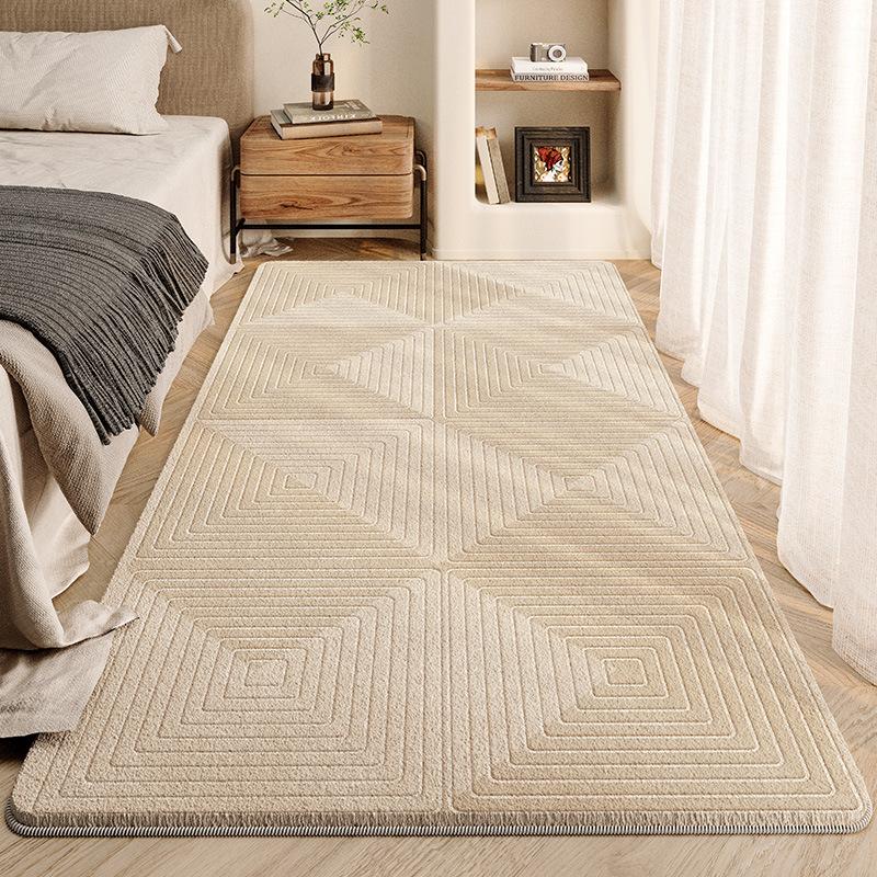 Household Imitation Cashmere Carpet Bedroom Bedside Cool Non-slip Floor Mat Bay Window Cushion Bedside Blanket