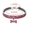 Pet Dog Bling Rhinestone Necklace Collar Fancy Necklace For Puppy Dog Collars