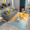 Antarctica Penguin Pattern Carpet Cute Animal Large Carpet for Living Room Bedroom Decor Area Mats Bathroom Non-slip Mat Carpet