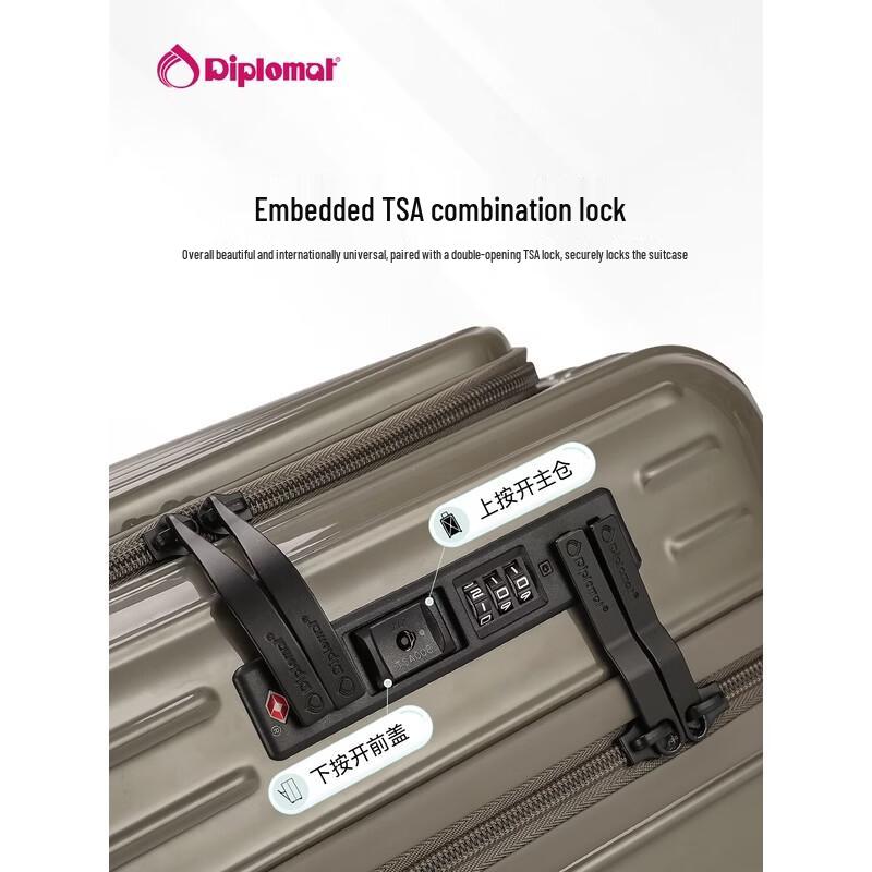 Diplomat Front-Opening Business Carry-On Luggage