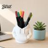 Brush Storage Container 3D Printed Hoodie Pen Holder Sweatshirt Shape Desk Organizer Delicate Texture Holder Creative for Pens Makeup Brushes,