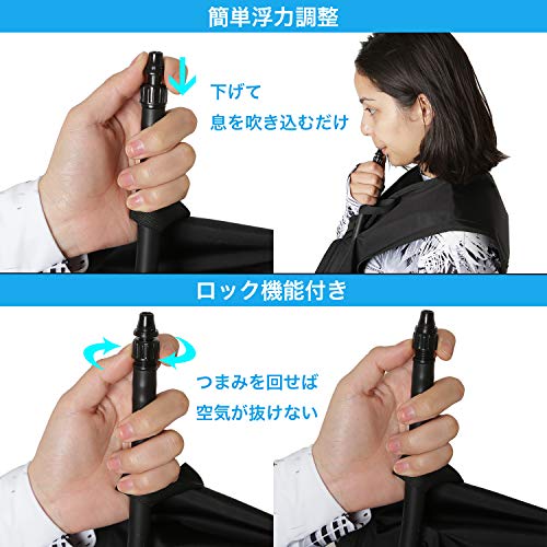 REEF TOURER Inflatable Snorkeling Vest, Compact, Foldable, for Kids and Travel, RA0408BKPXS-S