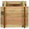 Garden Raised Bed Green 120 x 80 x 32 cm Solid Pine Wood