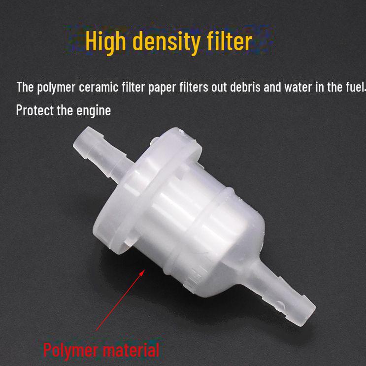 Universal Motorcycle Gasoline and Oil Filter with Magnet and Ceramic Cup Booster