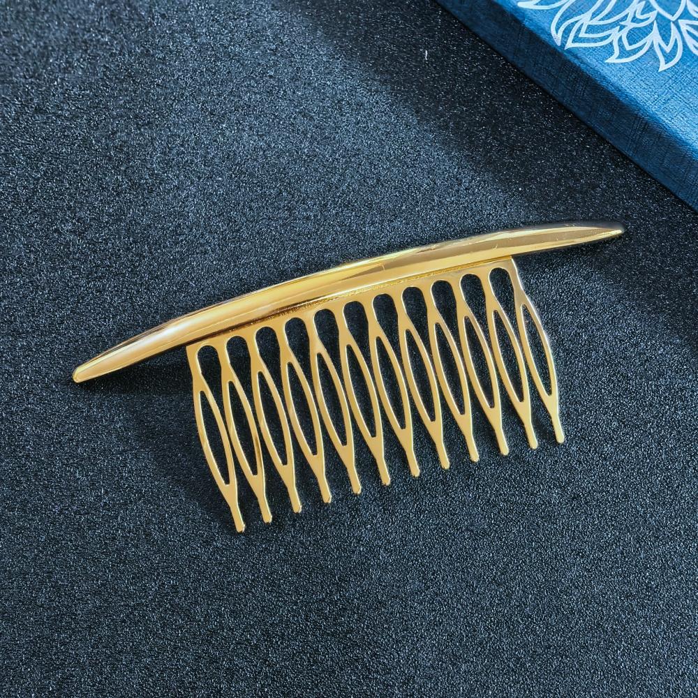 Elegant Metal Hair Combs For Women Girls Fashion Shiny Hair Clip Pins for Women Girls HairPins Female Hair Accessories