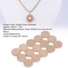 50pcs Round Wood Pendant Trays Wood Unfinished Surface Pendant Base Tray 30mm Jewelry Making Supplies Photo Jewelry