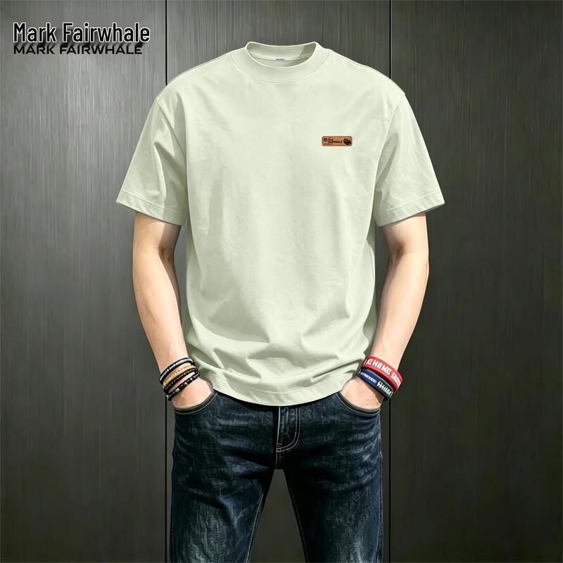Mark Fairwhale T-shirt da uomo in cotone con stampa alla moda