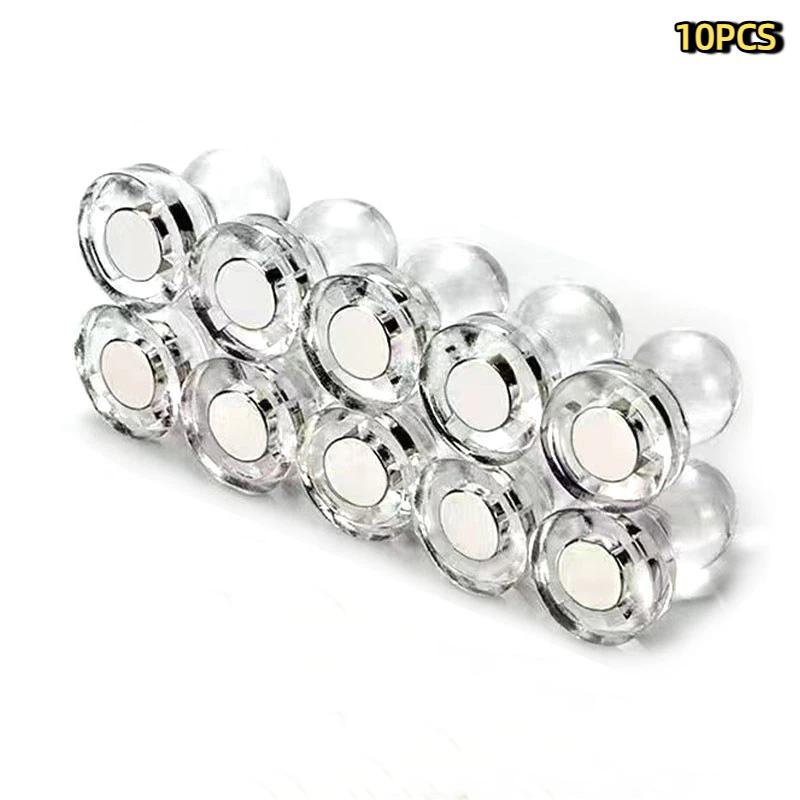 Strong Neodymium Noticeboard Pin Magnets Fridge Diy Whiteboard Uses In Office Advertising Education And Other Pur 10Pcs