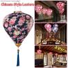 12/14 inch Classic Palace Lantern Vietnam Mid-autumn Silk Cloth Lantern New Year Chinese Spring Festival Party Hanging Decor