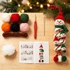 DIY Handmade Holiday Decorations Crochet Spiral Ornament Kit for Adults Beginners Christmas Craft Set Fun Winter Indoor Activities with Yarn Hook,