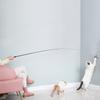 1.8m Retractable Cat Teaser Stick Rod Toy Cat Teaser Wands Fishing Pole With Bells Feathers To