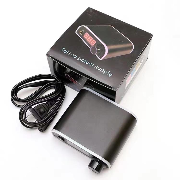 LED Tattoo Power Supply for All Coil & Rotary Tattoo Machine Pen Foot Pedal Dual Mode LCD Color Change with Voltage Permanent Makeup Tools