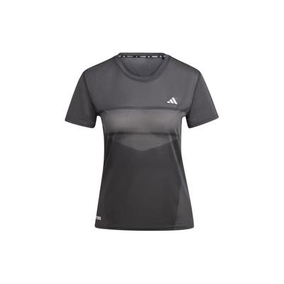 Ult Logo Print Locker Fit Rundhals Kurzarm T-Shirt Damen Tops Schwarz IL7175