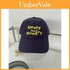 Sleepy And Hungry Letter Cotton Baseball Cap For Women With Sun Protection Summer Fashion Trendy Casual