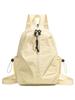 Schoolbag female junior high school student carrying girl Korean version casual large capacity simple solid color