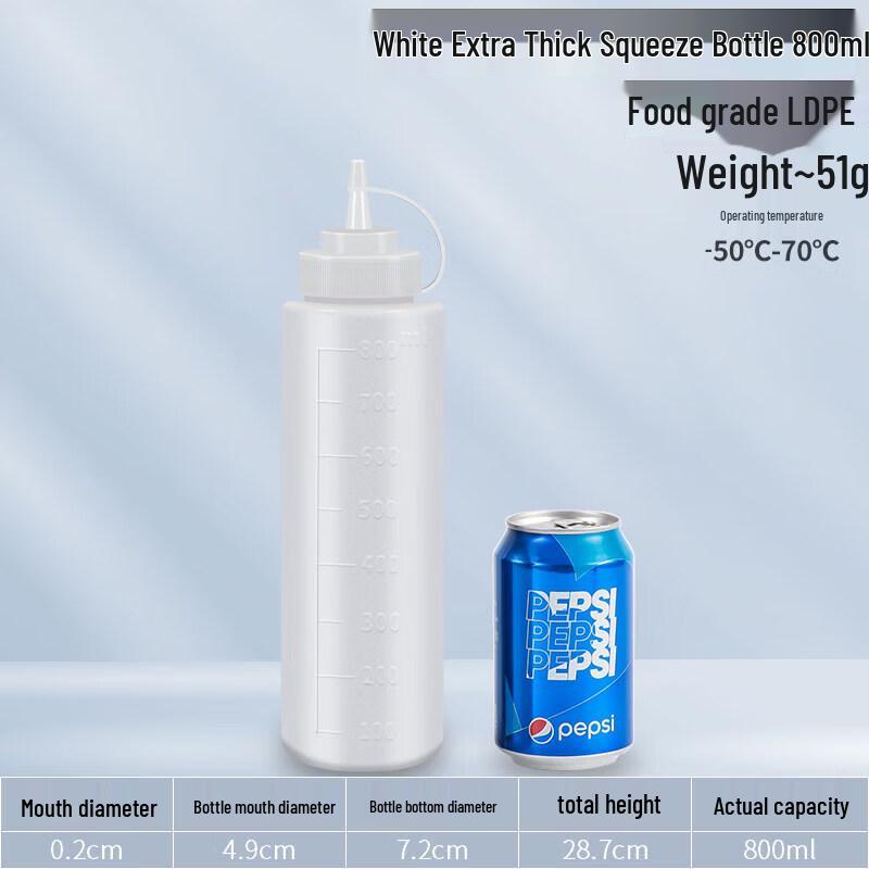 Plastic Squeeze Sauce & Oil Bottle