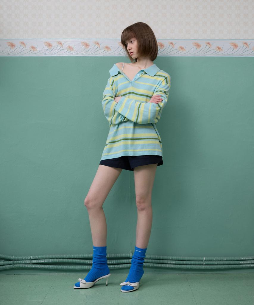 MURMURE All Day St Collar Pullover Knit_All Day Knit