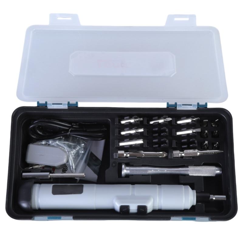 Mini Cordless Electric Screwdriver Rechargeable ScrewdriverKit for Small Electronic Device Maintenance