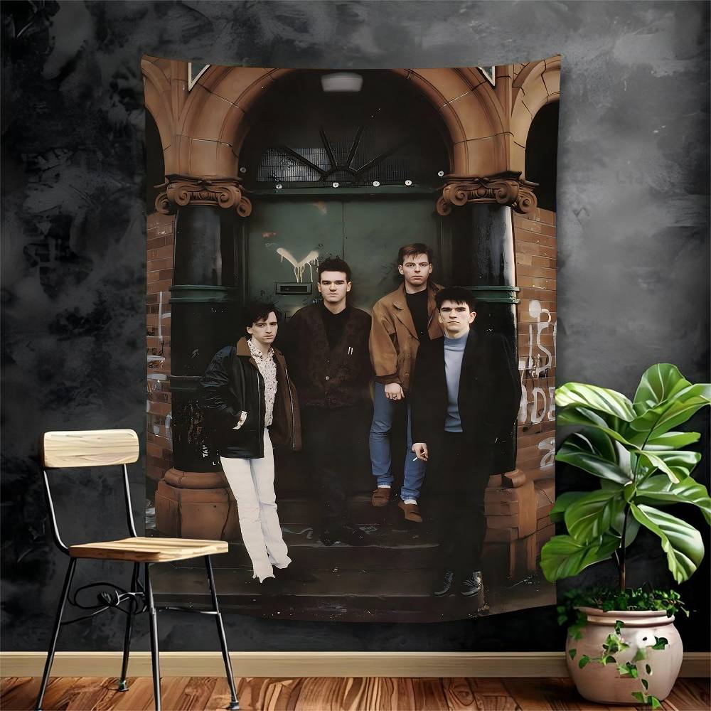 British Rock Band The Smiths DIY Wall Tapestry Hanging Tarot Hippie Wall Rugs Dorm Home Decor