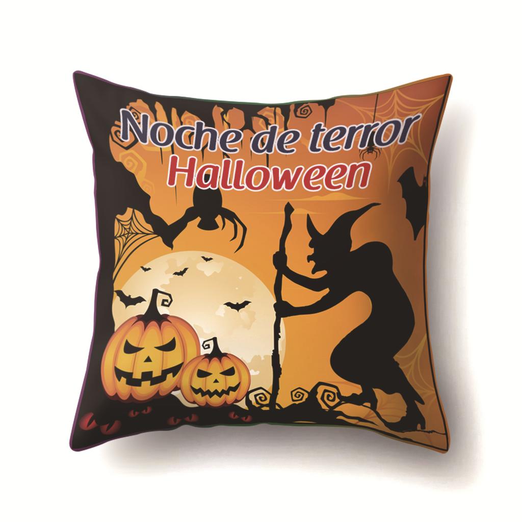 Halloween Kissenbezug Auto Lendenkissen Kürbis Sofa Kissenbezug Büro Zuhause Wohnzimmer Kissenbezug