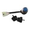 5 Wire Ignition for Key Switch Lock Ignition Starter Switch for 186/188/190 Gasoline for Diesel Generator