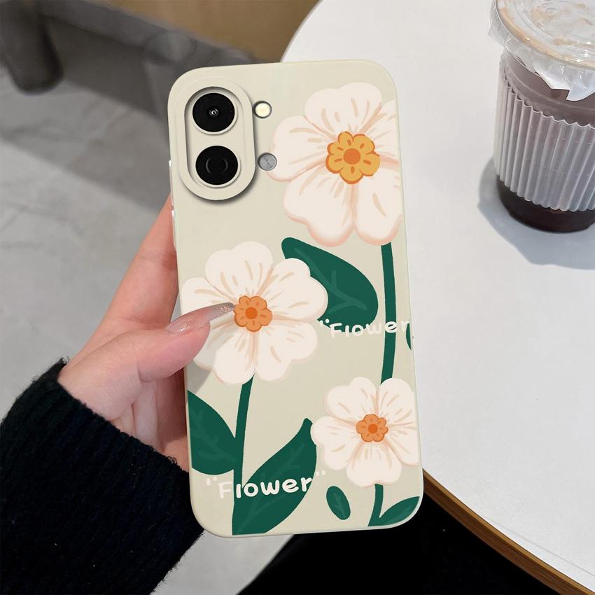 Lovely Back Cover For Tecno Spark Go 3 2 1S Pova 7 Ultra Pro Spark 40 40C 30 Phone Bags Cute Avocado Pretty Flowers Shell Soft Silicone Anti Slip Case