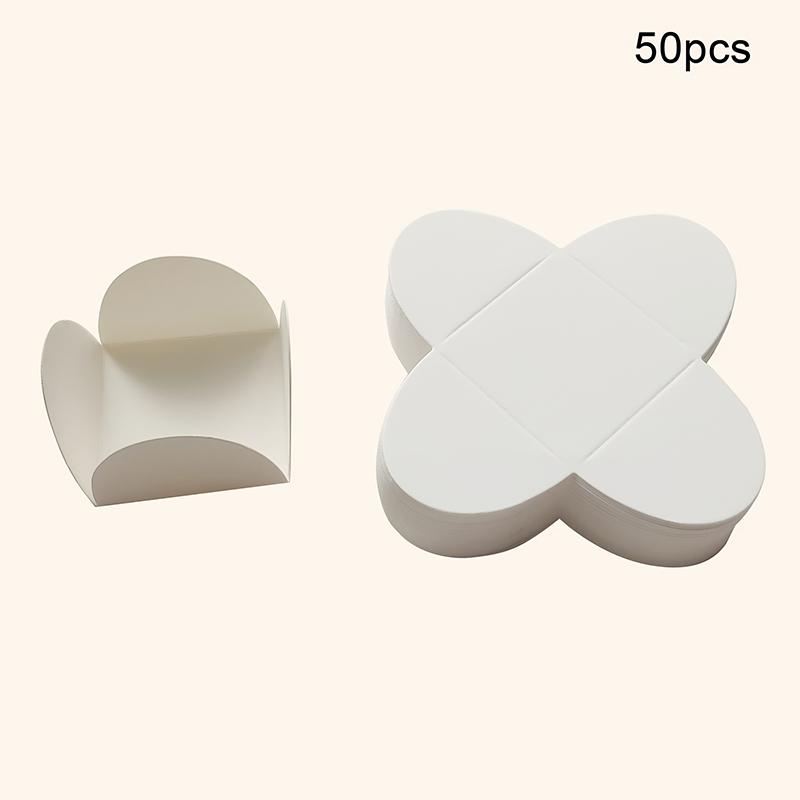 

50 шт. Основа для десерта, коричневые бумажные стаканчики для кексов, ассорти из шоколадных трюфелей, украшения на День святого Валентина, 3 цвета