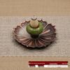 Japanese Glass Lotus Incense Holder: Dual-Use Aromatherapy & Backflow Burner