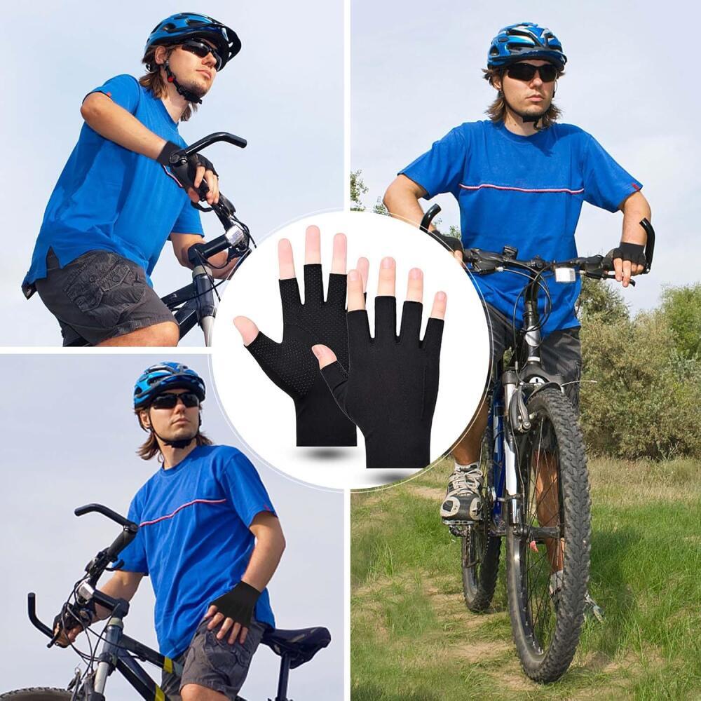 Half Finger Pressure Gloves for Relieving Arthritis Anti Slip Pain Relieving for Men and Women Washable Wrist Gloves Treatment