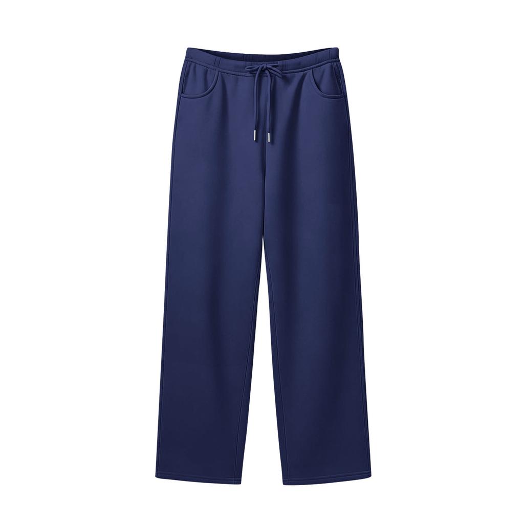 Pantalon Évasé Décontracté à Cordon de Serrage et Taille Élastique pour Femmes Pantalon de Yoga Évasé Confortable