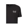 Emporio Armani EA7 SS23 Letter Logo Printed Mesh Short Sleeve T-Shirt Men tops Black 8NPT22-PJEMZ-1200