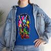 Camiseta Tie-Dye Paz Amor | Camisa Colorida com Símbolo da Paz