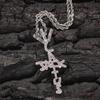 Hip Hop Trend Brand Diamond Cactus Jack Letter Pendant Necklace E-commerce