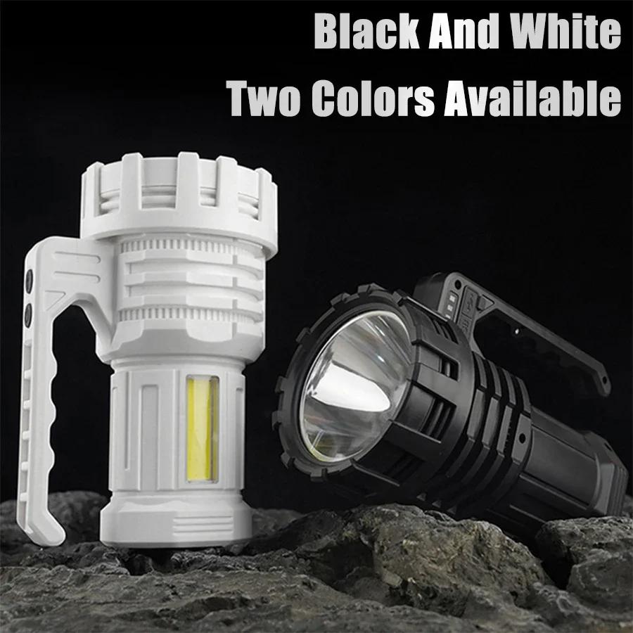 Super Bright Led Flashlight High Power Long Shot Torch Rechargeable Searchlight Outdoor Camping Patrol Mine Searchlight