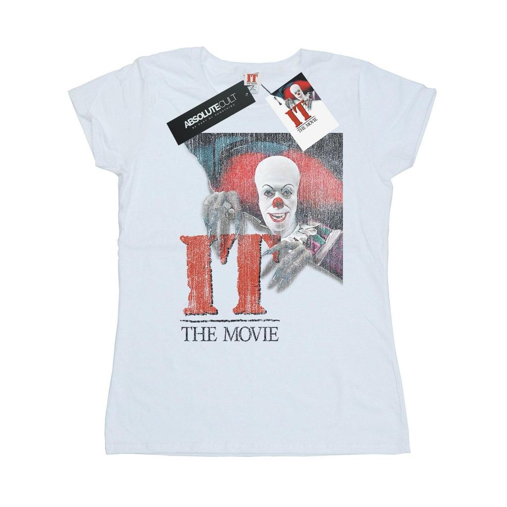 It (1990) Womens/Ladies Distressed Poster Cotton T-Shirt