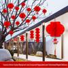 2025 Red Paper Lantern Ornaments for Outdoor Wedding or Housewarming Décor
