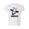 Moorica Cow With American Flag Sunglasses Graphic T Shirt For Men Women Unisex P