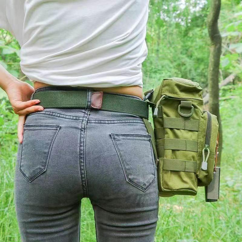 Outdoor Camping Cycling Bottle Holder Shoulder Bag Sports Bag New Kettle Molle Bag Tactical Military Pouch Waist Packs