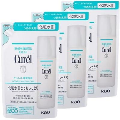 Curel Lotion III (Very Moisturizing) Refill 130ml X 3 (Mail Delivery)