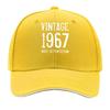 MAKEFGE Vintage  Distressed  Adjustable Unisex Hat with Retro Lettering Lightweight for Outdoo Sandwich Baseball Cap