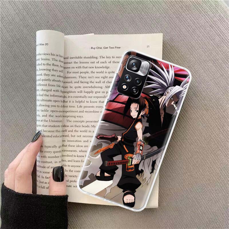 

Anime Shaman King Phone Case For Xiaomi Redmi Note 14 13 Pro Plus 5G Cover 13C 14C 12 12C 9 9T 9C 10 10C 8 7 6 10A 9A Pro Coque Redmi 8